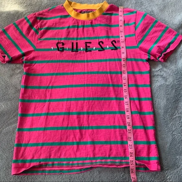 🖤Vintage Guess JBalvin “vibras” Striped Tee - Picture 7 of 7